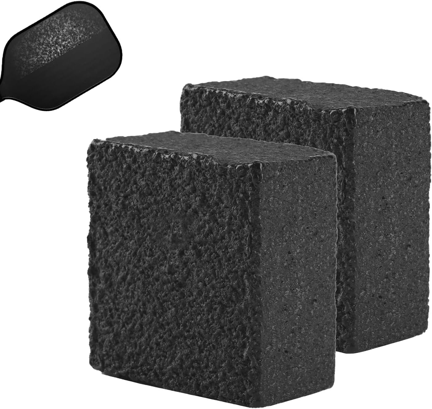 2 Pack Pickleball Paddle Eraser for Raw Carbon Fiber Paddles, Pickleball Carbon Cleaner Effortless Residue Removal Eliminates Ball Residue, Dirt, Scratches