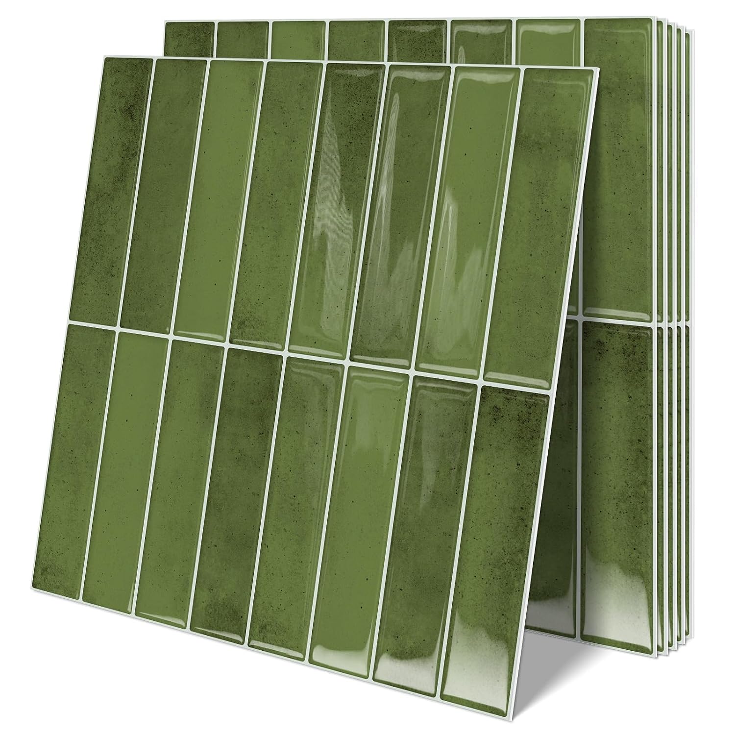10 Sheets Upgraded Thicker Design Subway Tile Peel and Stick Backsplash