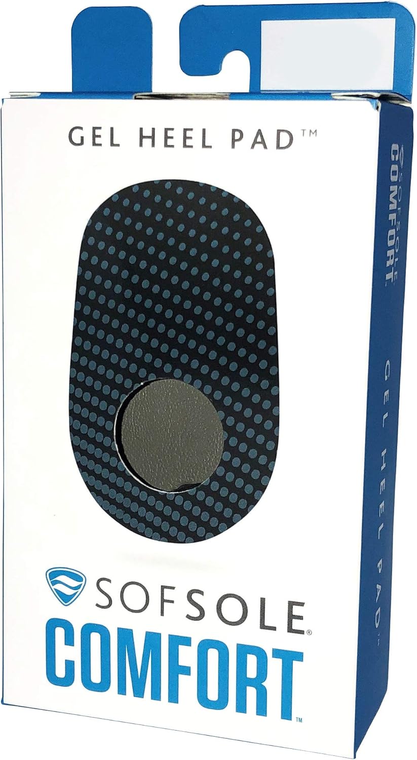 Sof Sole Gel Heel Pad - Provides Long-Lasting Comfort - Relieves Forefoot Pain - Slim Design Fits Any Shoe - Daily Wear Cushioning Inserts - 1 Pair