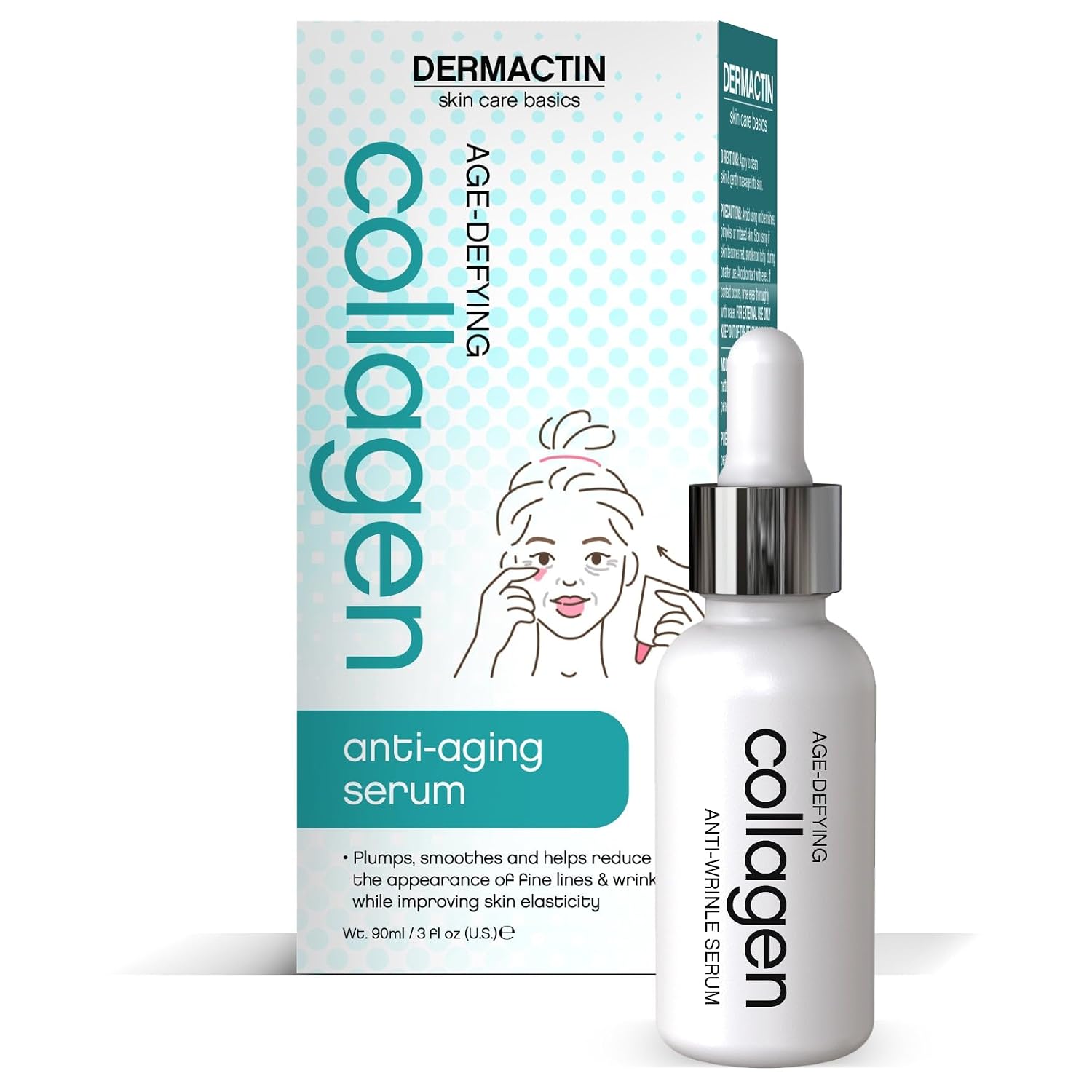 Dermactin Age Defying Collagen Anti-Wrinkle Skin Serum 3 oz.
