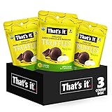 That's it Organic Dark Chocolate & Banana Truffles. 100% Plant-Based, Vegan, Gluten-Free, All Natural, 33 Calories per Truffle (3 Pack)