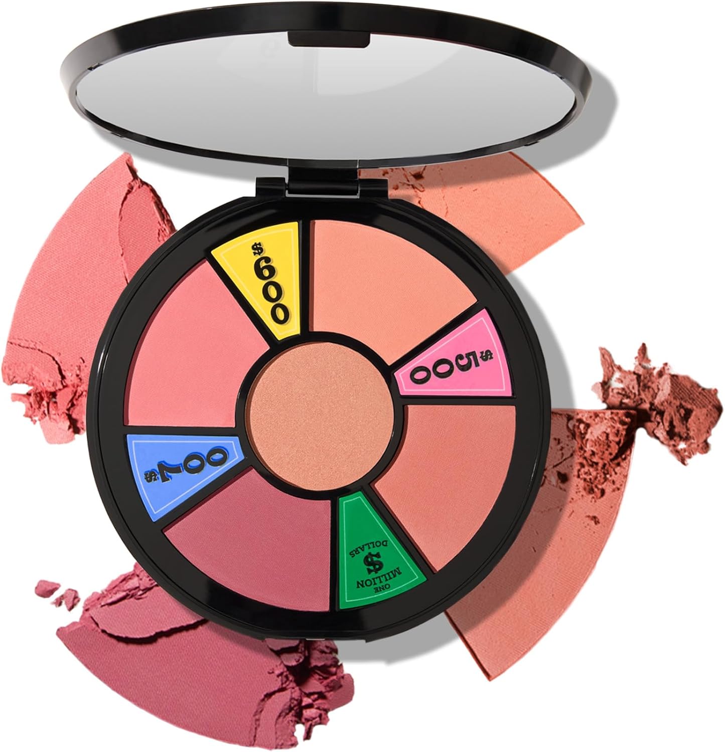 LAURA GELLER NEW YORK x Wheel of Fortune Limited Edition Collab The Wheel Blush Palette 5 pc Multi-Finish Blushes