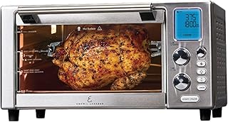 Emeril Lagasse Power Air Fryer Oven 360,2020 Model,Special Edition,9-in-1 Multi Cooker,Free Emeril’s Recipe Book Included ,Digital Display, Slick Design,With Special 1 Year Warranty,As Seen On TV