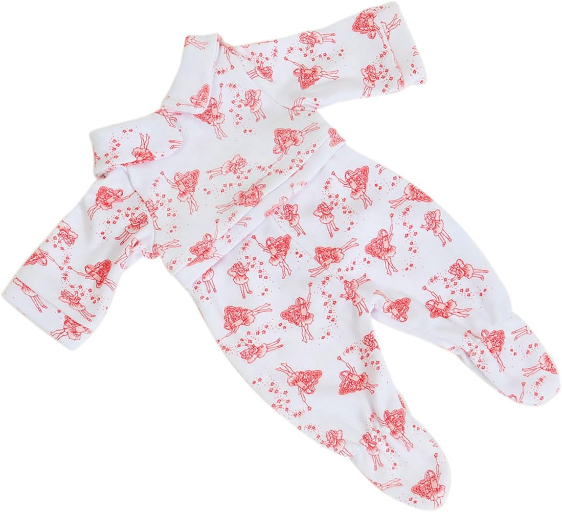 Babygrow in Fairy design fabric by Frilly Lily for Baby Dolls 18-20 inch (45-50 cm)DOLL NOT INCLUDED To fit dolls such as 46 cm Baby Annabell