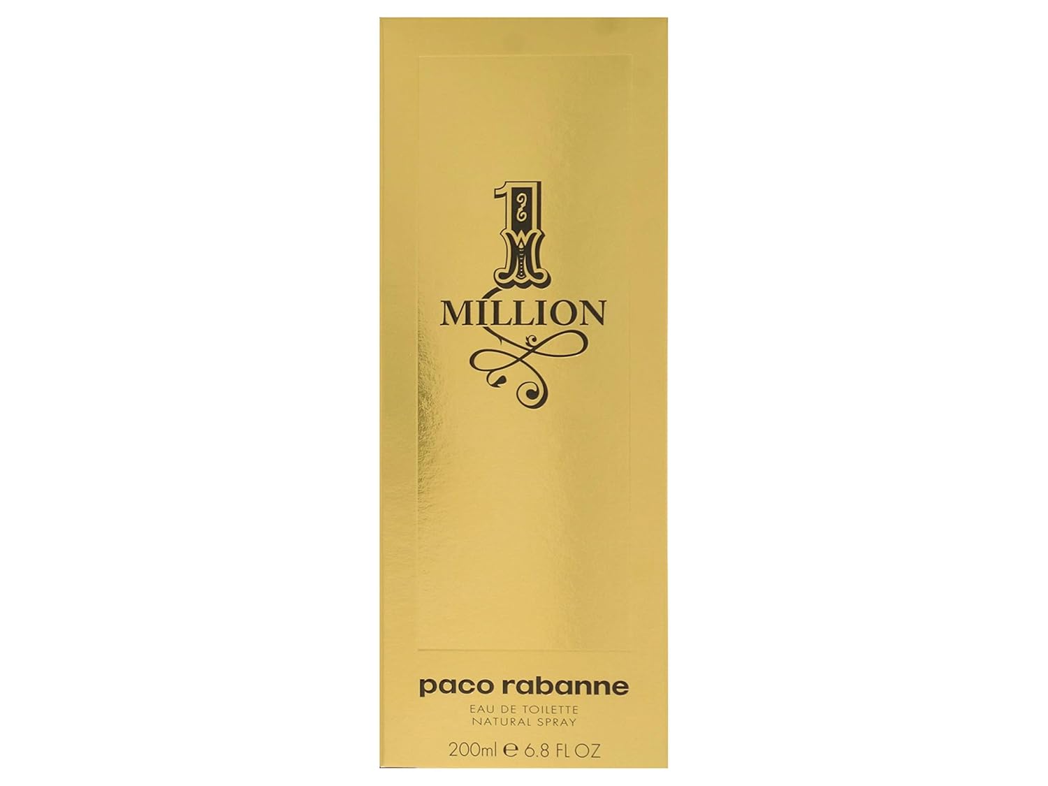 Paco Rabanne 1 Million Fragrance For Men - Fresh And Spicy Notes Of Amber, Leather Tangerine Adds A Touch Irresistible Seduction Ideal With Rebellious Charm Edt Spray 6.8 Oz
