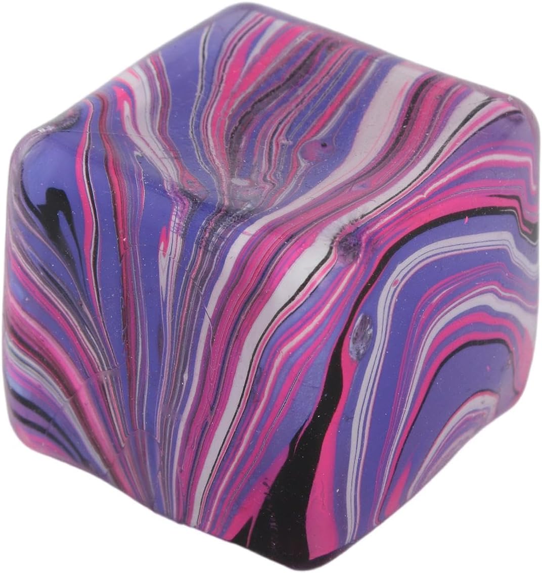 Needoh Nice Cube Fidget Squeeze, Purple Solid Squishy Stress Balls, Relaxing Elastic Sensory Toy, Squishy Needoh Moldable Dough for Anxiety