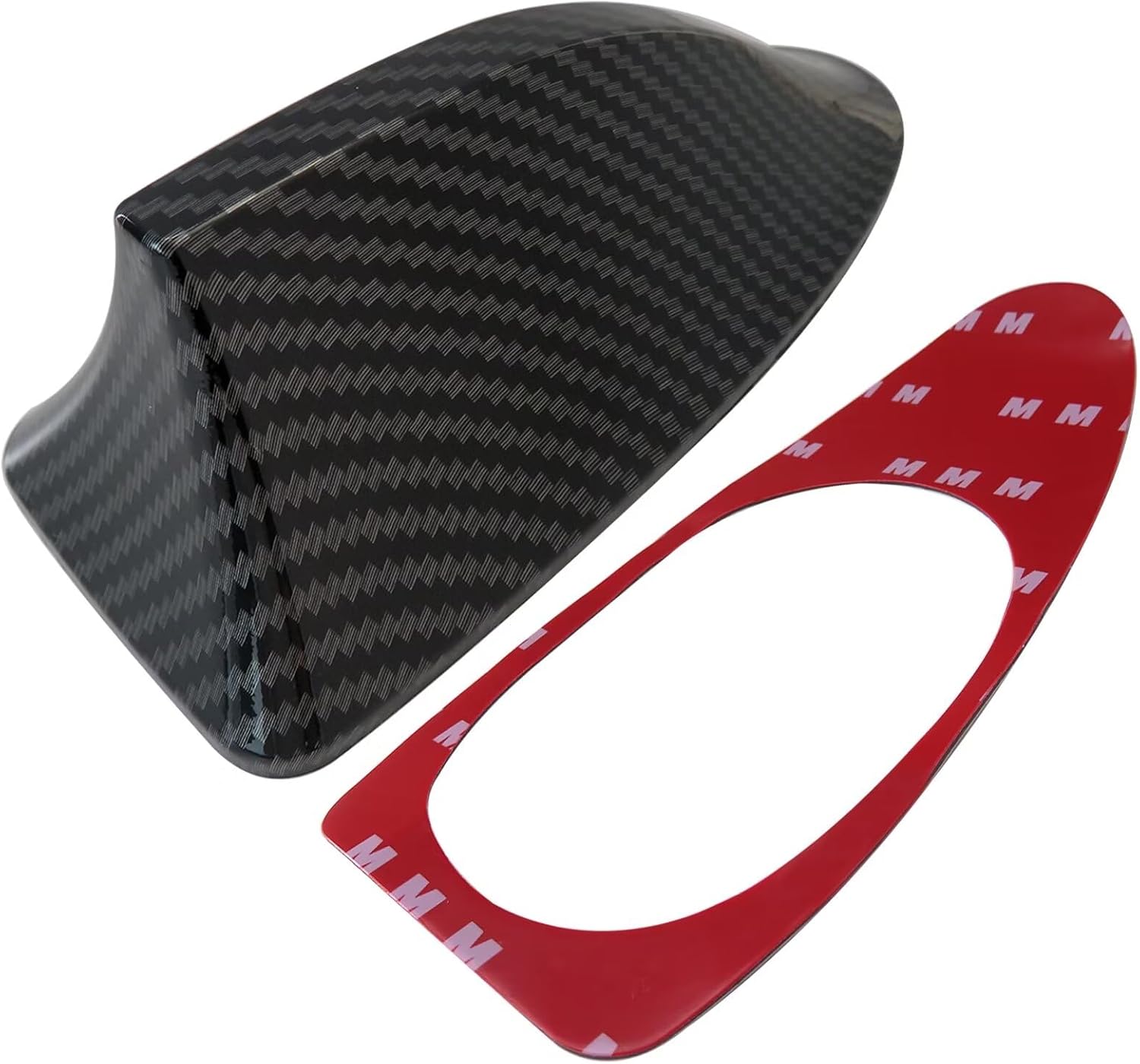 Car Roof Shark Fin Antenna Carbon Fiber Radio Signal Antenna Part Compatible for Volvo V60 T5 Platinum Wagon 4-Door 2.5L 2521CC l5 Gas DOHC Turbocharged 2016 by Loner