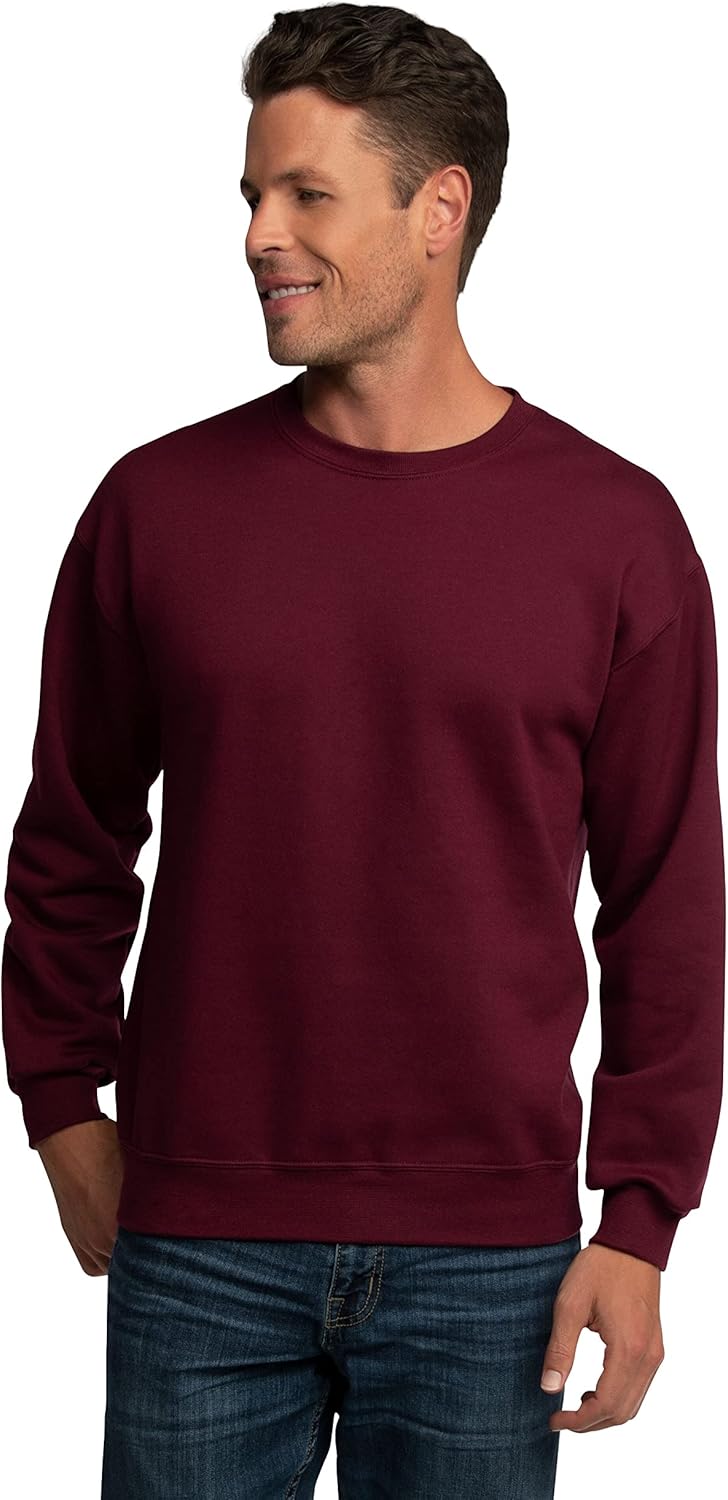 Fruit of the Loom Men's Moisture Wicking Eversoft Fleece Sweatshirt
