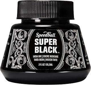 Speedball Super Black India Ink, 2-Ounce