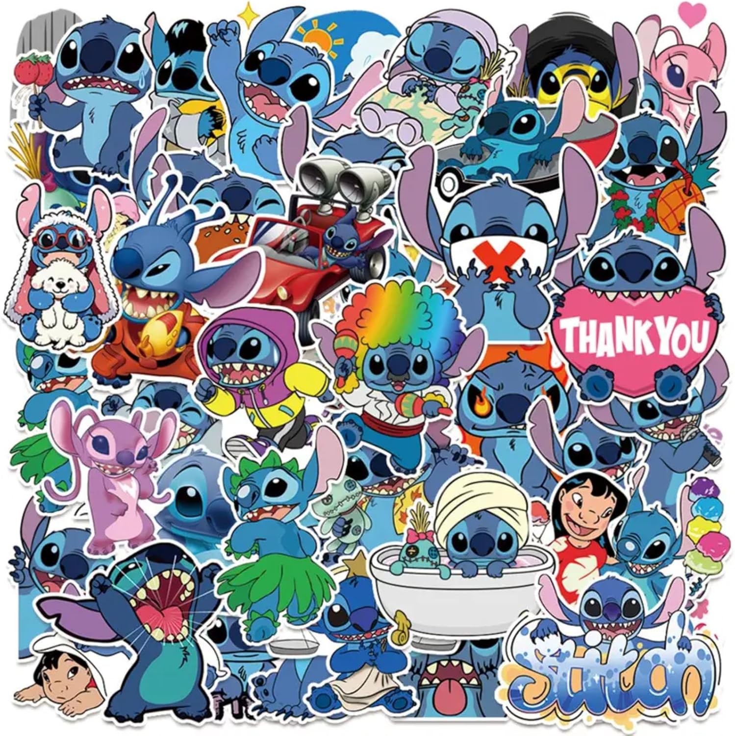 ‏112 PCS Cartoon Stickers for Kids – Cute Waterproof Vinyl Decals for Laptop, Water Bottles, Phone, Notebook – Fun Characters, Back to School Gift for Boys & Girls