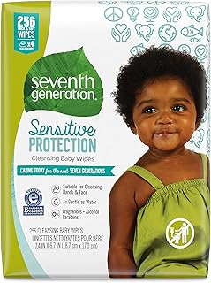 Seventh Generation Baby Wipes Refill With Tape Seal Sensitive Protection Unscented Baby Wipes 256 Count