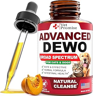 Cats & Dogs Natural Broad Spectrum Drops - Liquid Herbal Medicine - Helps Remove Toxins - Supplement Drops - All Breeds and Sizes - Non-GMO - Made in USA