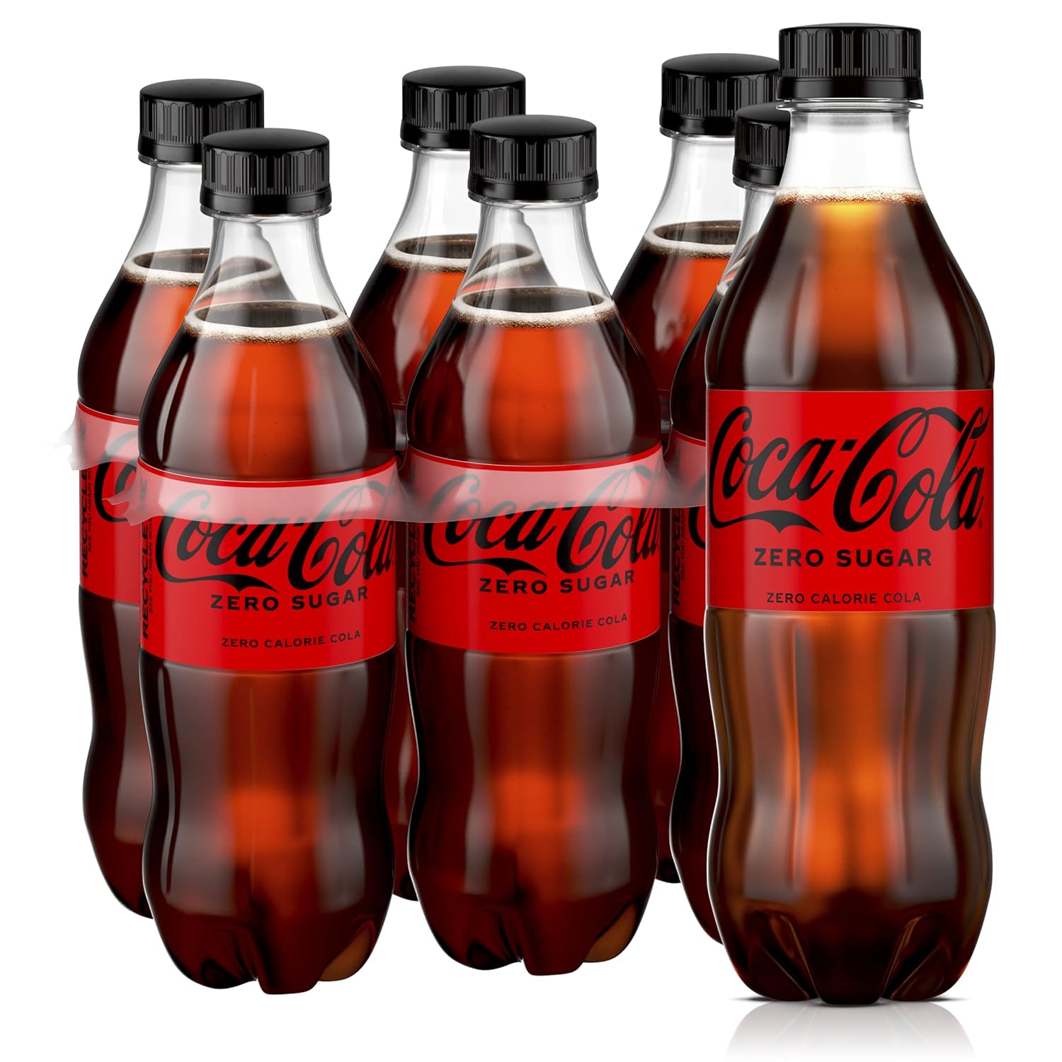 Coke Zero Sugar Diet Soda Soft Drink, 16.9 fl oz, 6 Pack