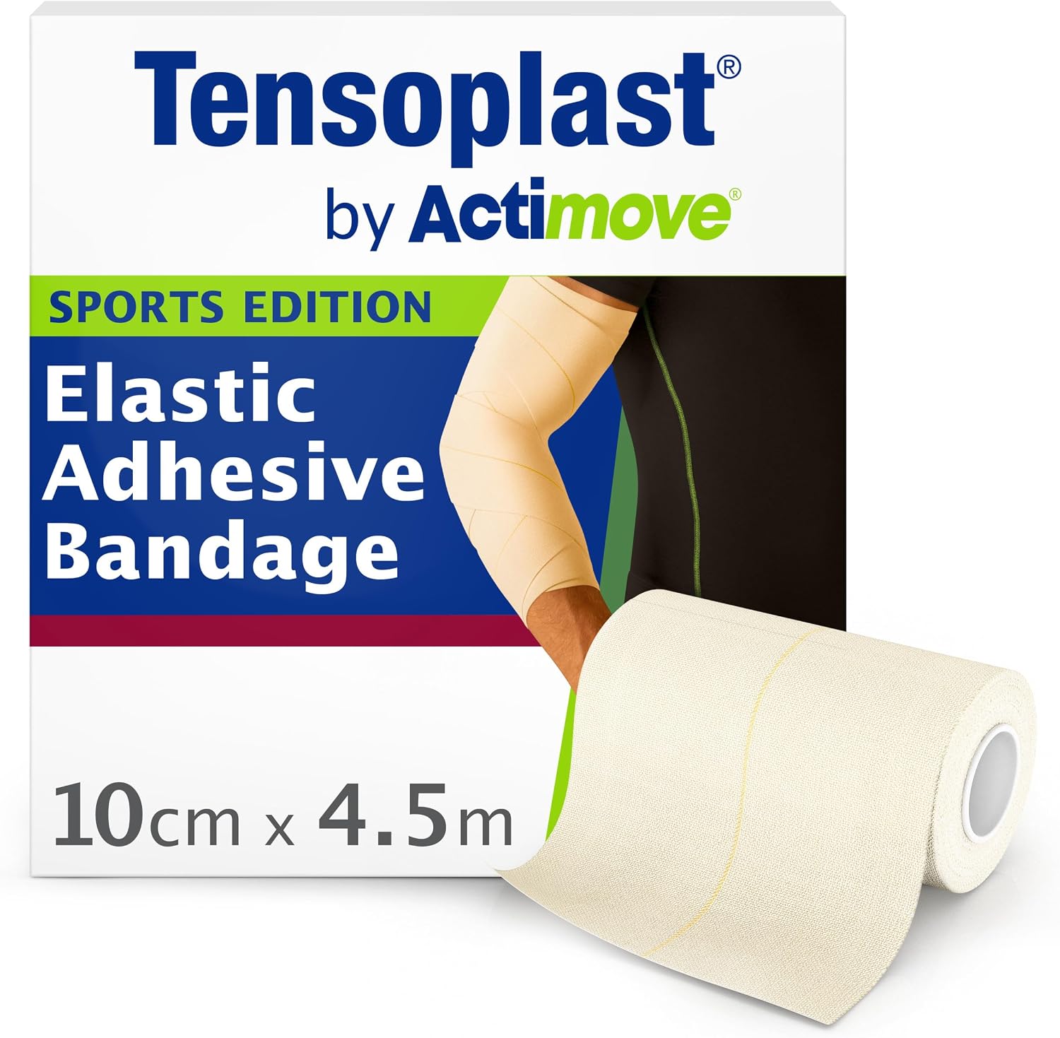 Tensoplast by Actimove Sports Edition EAB Tape, 10 cm x 4.5 m, 1 Roll