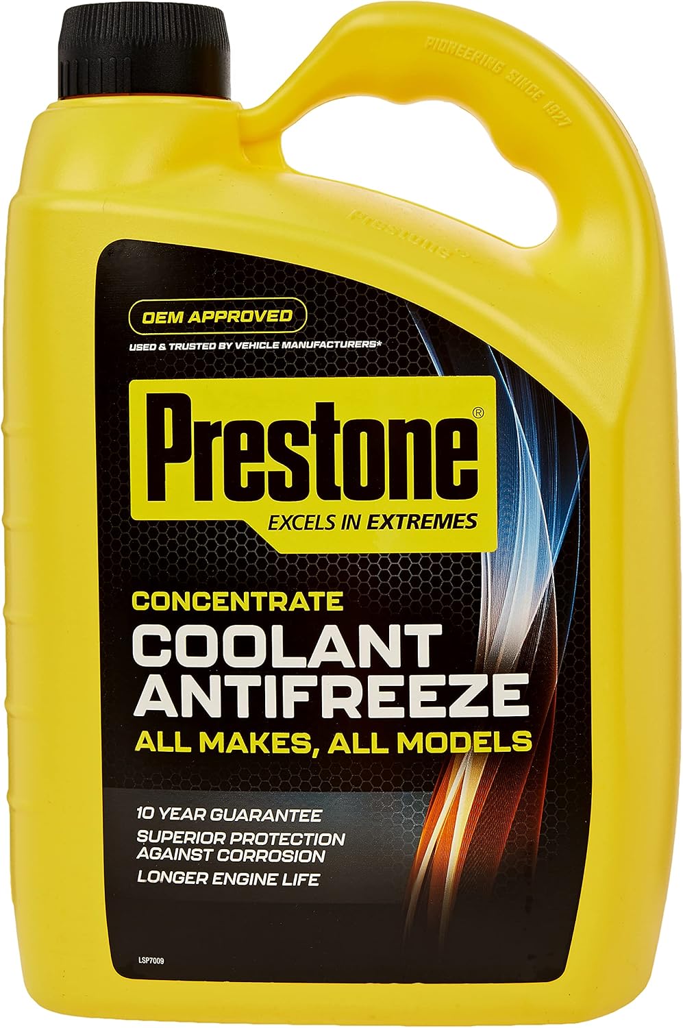 Prestone Coolant For Car, Anti-Freeze Coolant Car Fluid To Prevent Problems & Protect Car Cooling System, Car Coolant Fluid For All Makes & Models, Antifreeze Coolant Concentrate, 4 Litre Bottle