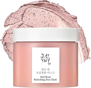 Beauty of Joseon Red Bean Pore Refreshing Mask Mud Cream Hydrating Wash Off Pack, Pore Cleansing Exfoliator, Korean Skin Care for Men and Women 140ml, 4.73 fl.oz