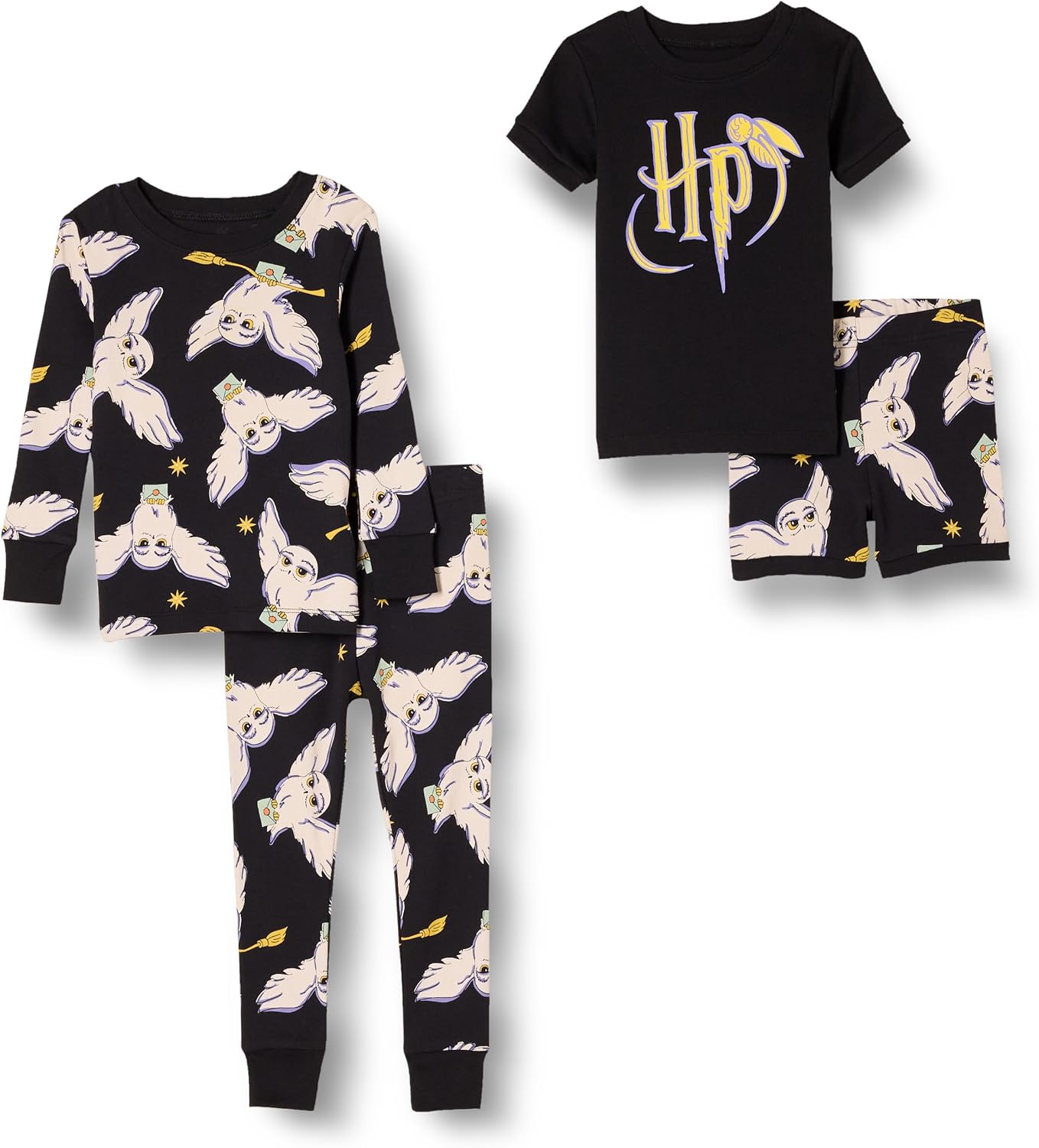 Amazon Essentials Unisex Babies, Toddlers and Kids' Snug-Fit Cotton Pajama Sleepwear Sets