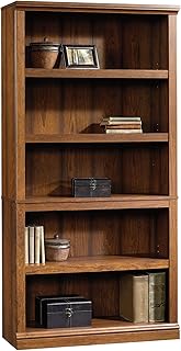 Sauder Miscellaneous Storage 5-Shelf Bookcase/ Book shelf, Washington Cherry finish