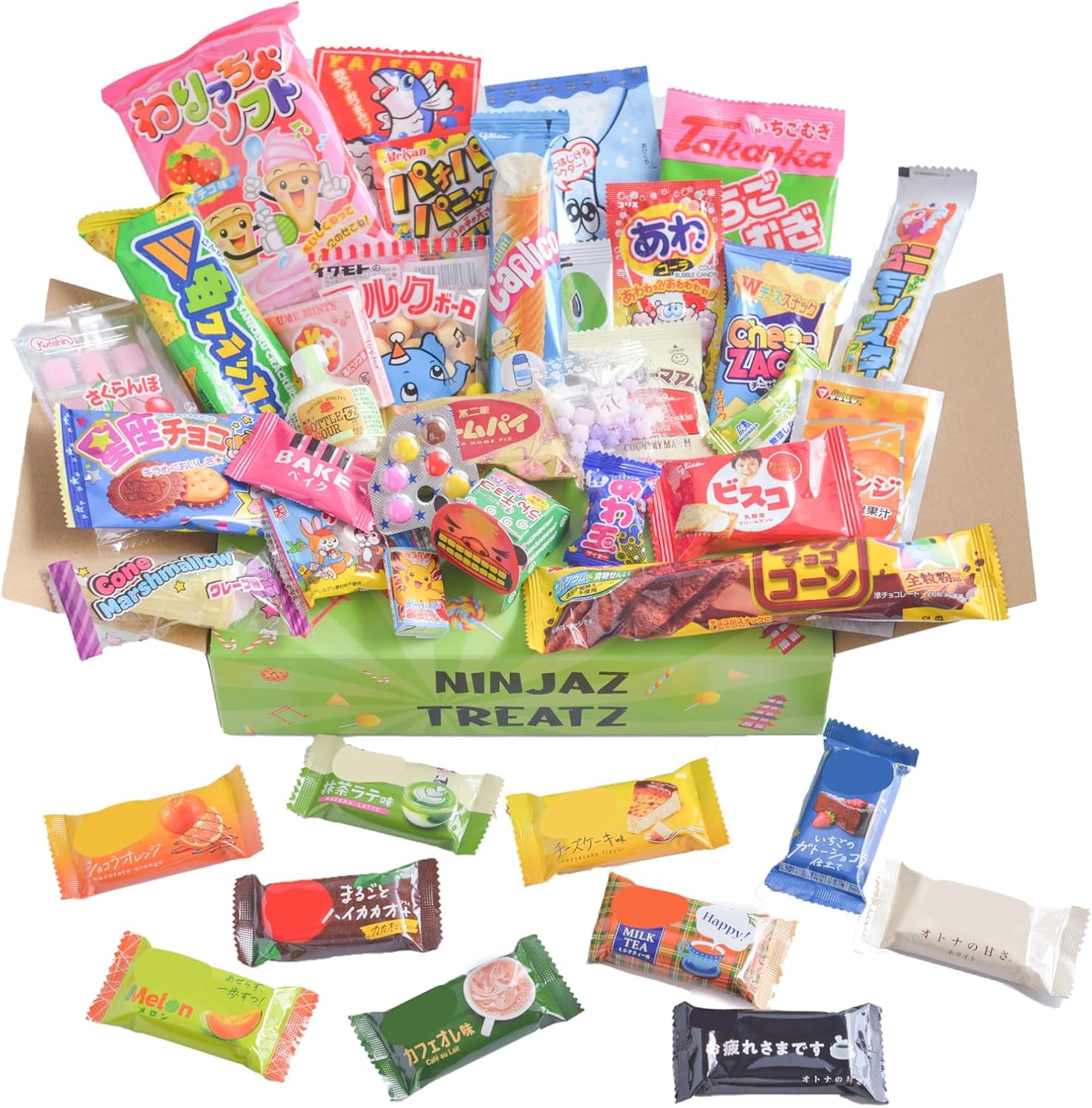 40 Japanese Candy Box 30 Japanese Snacks Plus 10 Japanese Chocolate Flavors