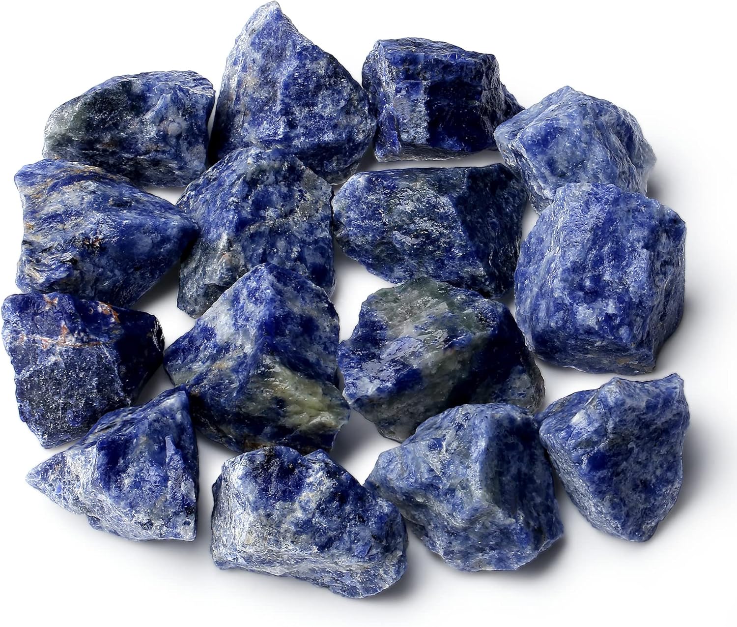 MAIBAOTA Raw Crystals Bulk 1" Natural Rough Crystal Stones Gemstones Rocks for Tumbling Cutting Polishing Witch Reiki Quartz Crystals