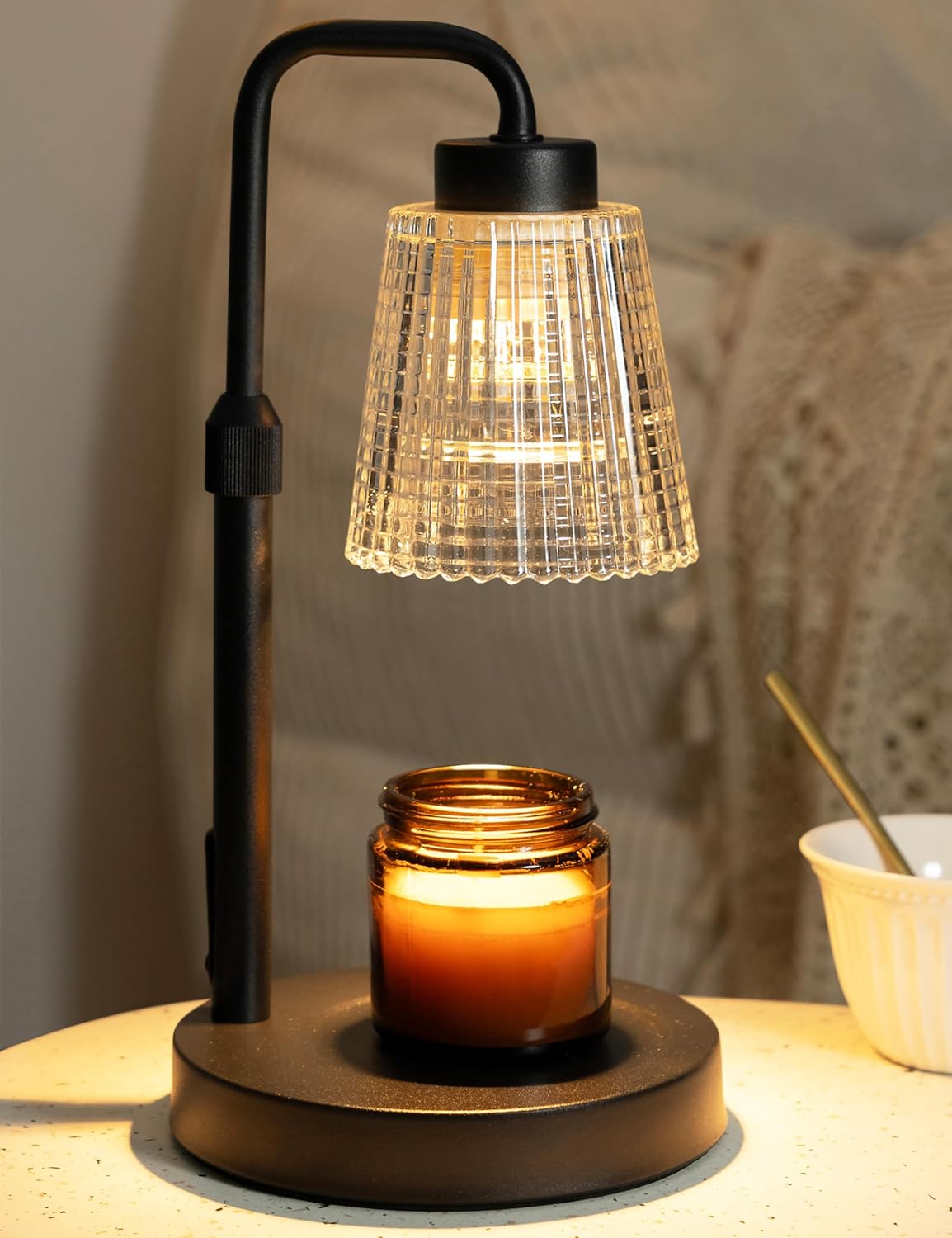 Candle Warmer Lamp with Timer Dimmable, Birthday Gifts for Women Mom, House Warming Gifts New Home Decor, Wax Melt Warmer for Jar Candles