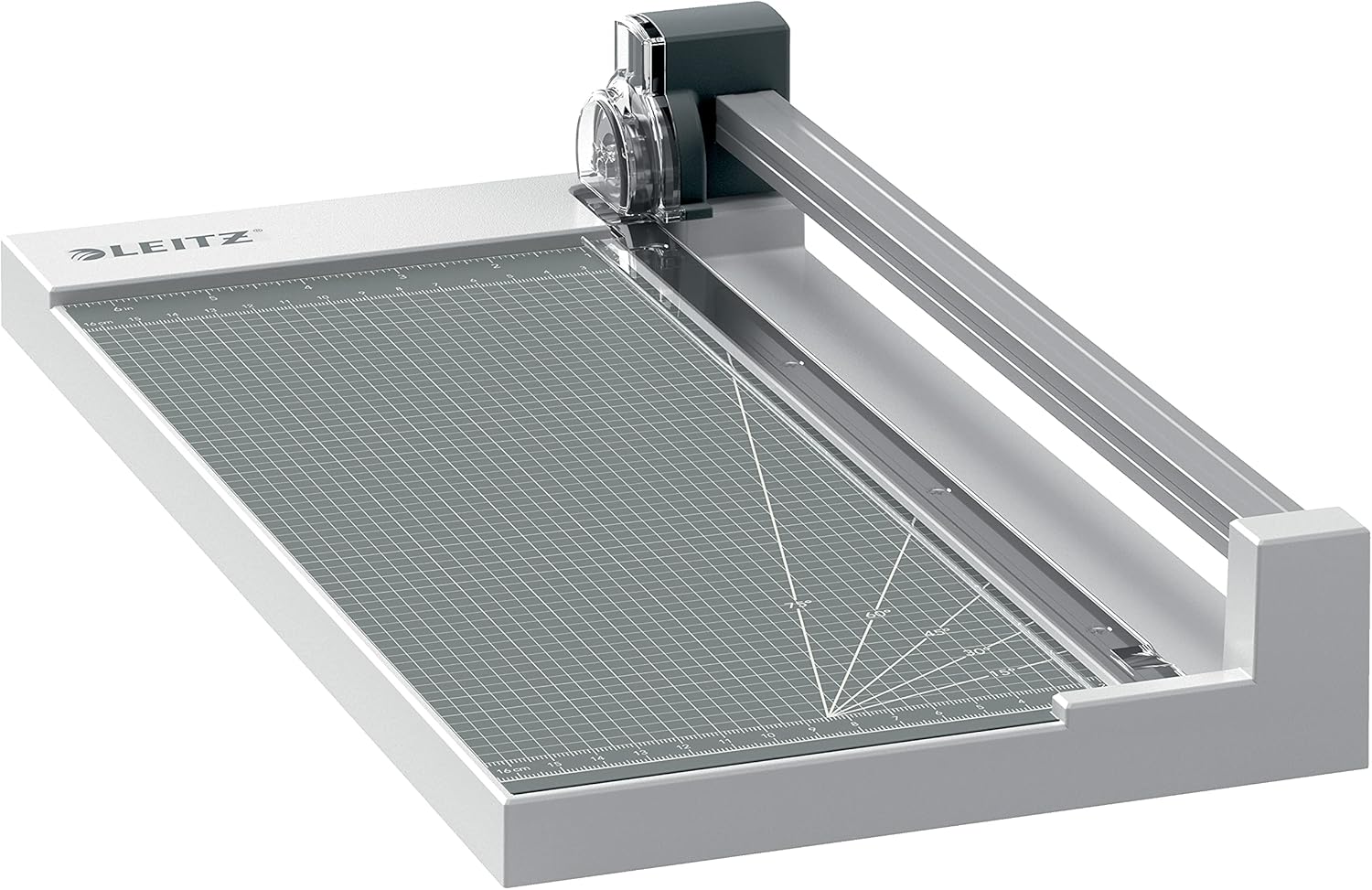 Leitz Precision Home Office Paper Trimmer A4, Trims Up To 10 Sheets, 305mm Cut Length, Straight Trim Bypass Blade & Alignment Guide, 90260000