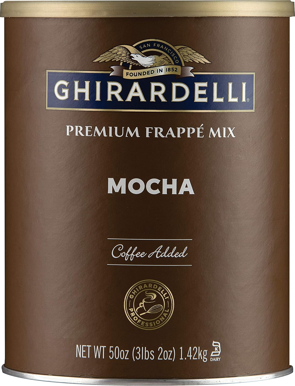 Ghirardelli Mocha Frappe, Powder, 3.12 lb