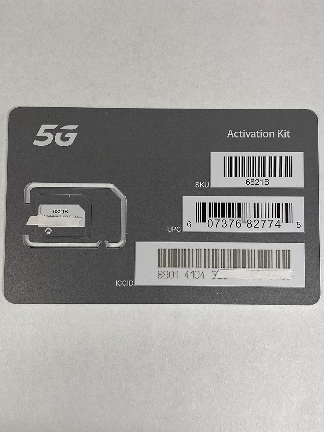 AT&T 4G 5G SIM Card Triplecut (for Any Size sim Slot) Activation KIT for USE ON Any AT&T 5G/4G Device! Included is a Simbros Sim Key to Open Any sim Door on Any 5g Phone (Pack of 50)