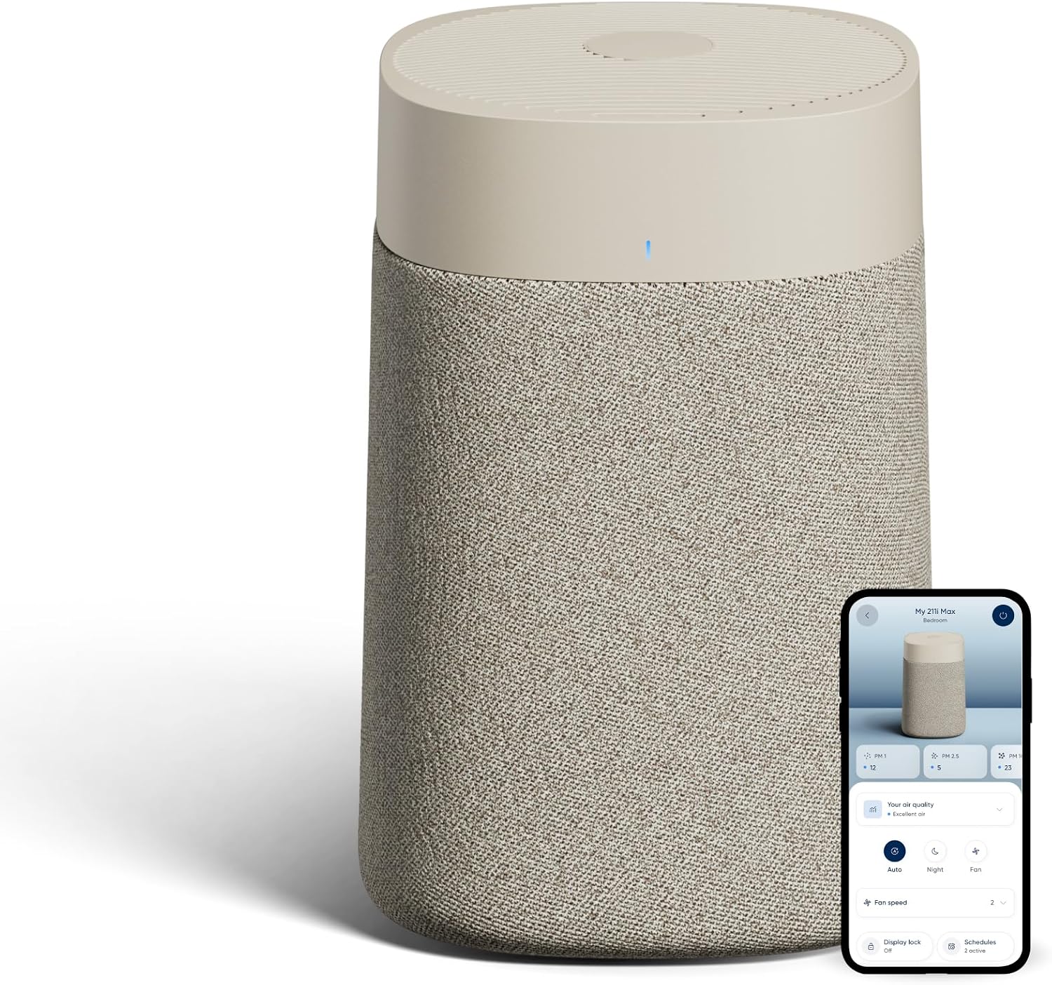 BLUEAIR Air Purifiers for Home Large Room up to 3,235 Ft², 211i Max Beige