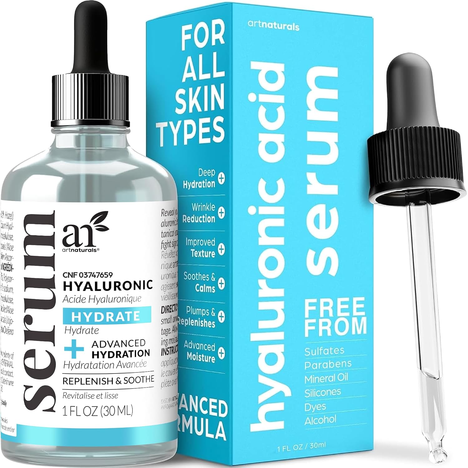 ArtNaturals Hyaluronic Acid Serum, 1 fl oz