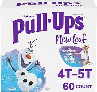 Pull-Ups New Leaf Boys' Disney Frozen Potty Training Pants, 4T-5T (38-50 lbs), 60 Ct