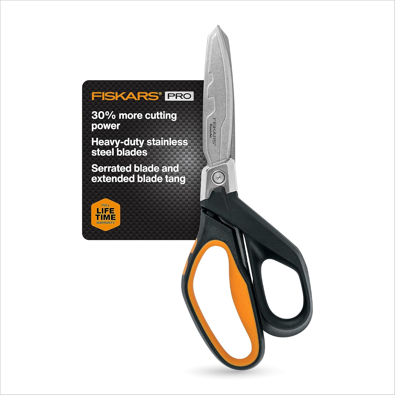 Fiskars 710150-1001 PowerArc Shears (10 Inch), US import
