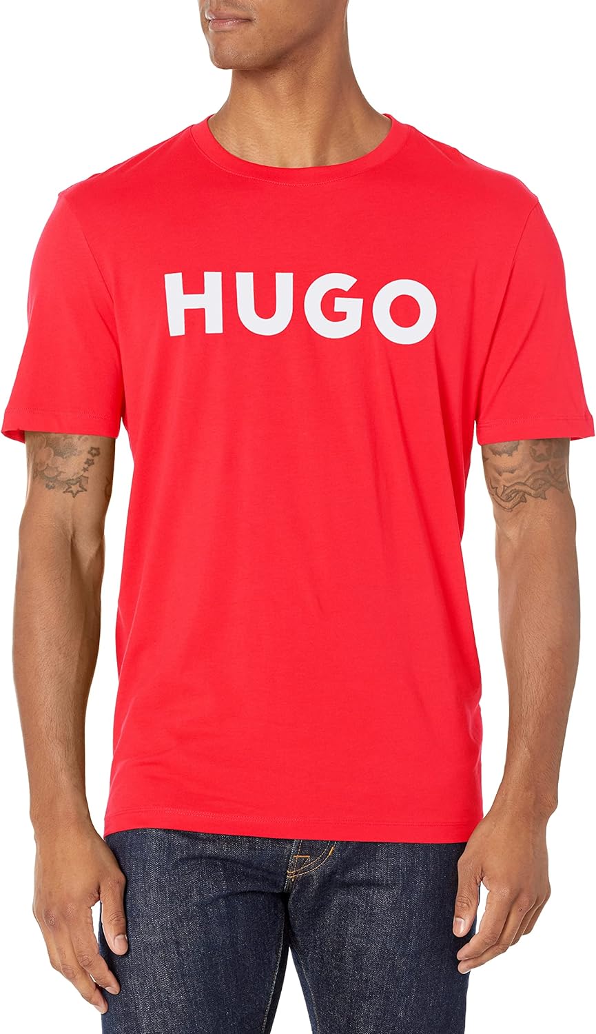 HUGO Men's Print Logo Short Sleeve T-Shirt