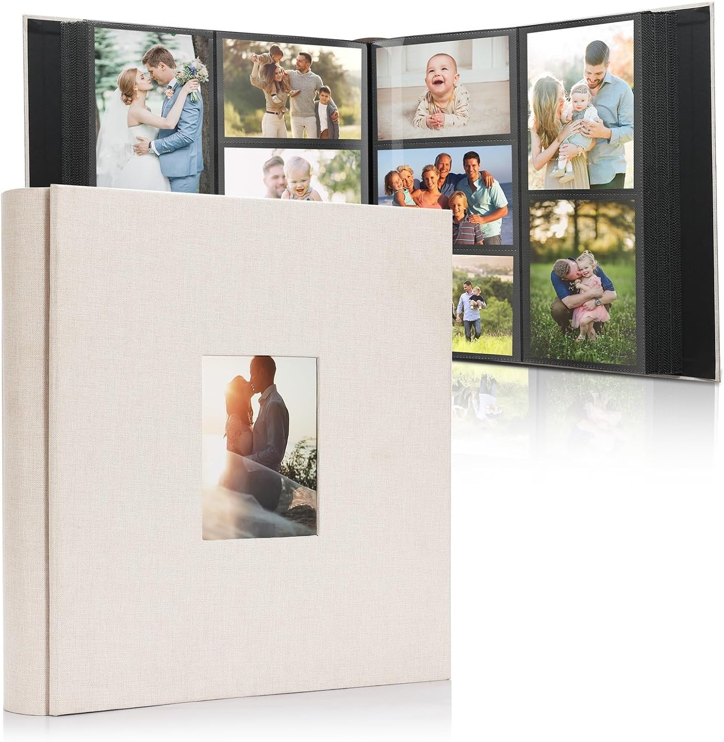 DazSpirit Photo Albums 6x4" 1000 Slip-in Pockets with Linen Cover
