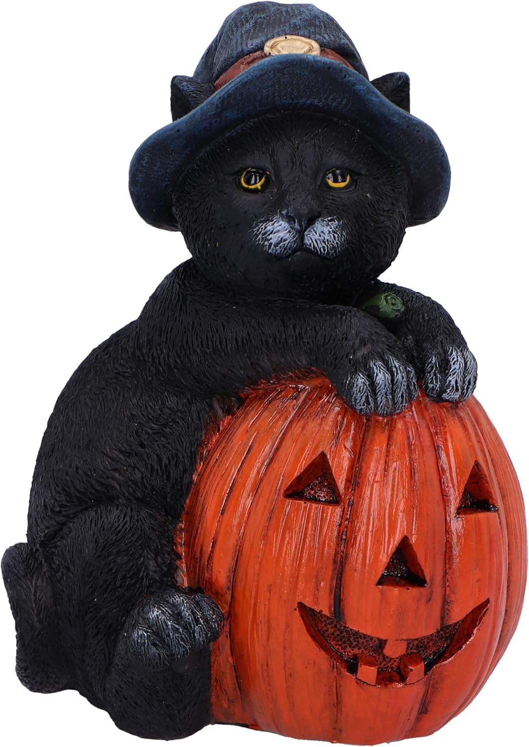 Nemesis Now Trick or Treat 13cm Black Cat Ornament, Collectable Cat Giftware, Cast in the Finest Resin, Expertly Hand-Painted