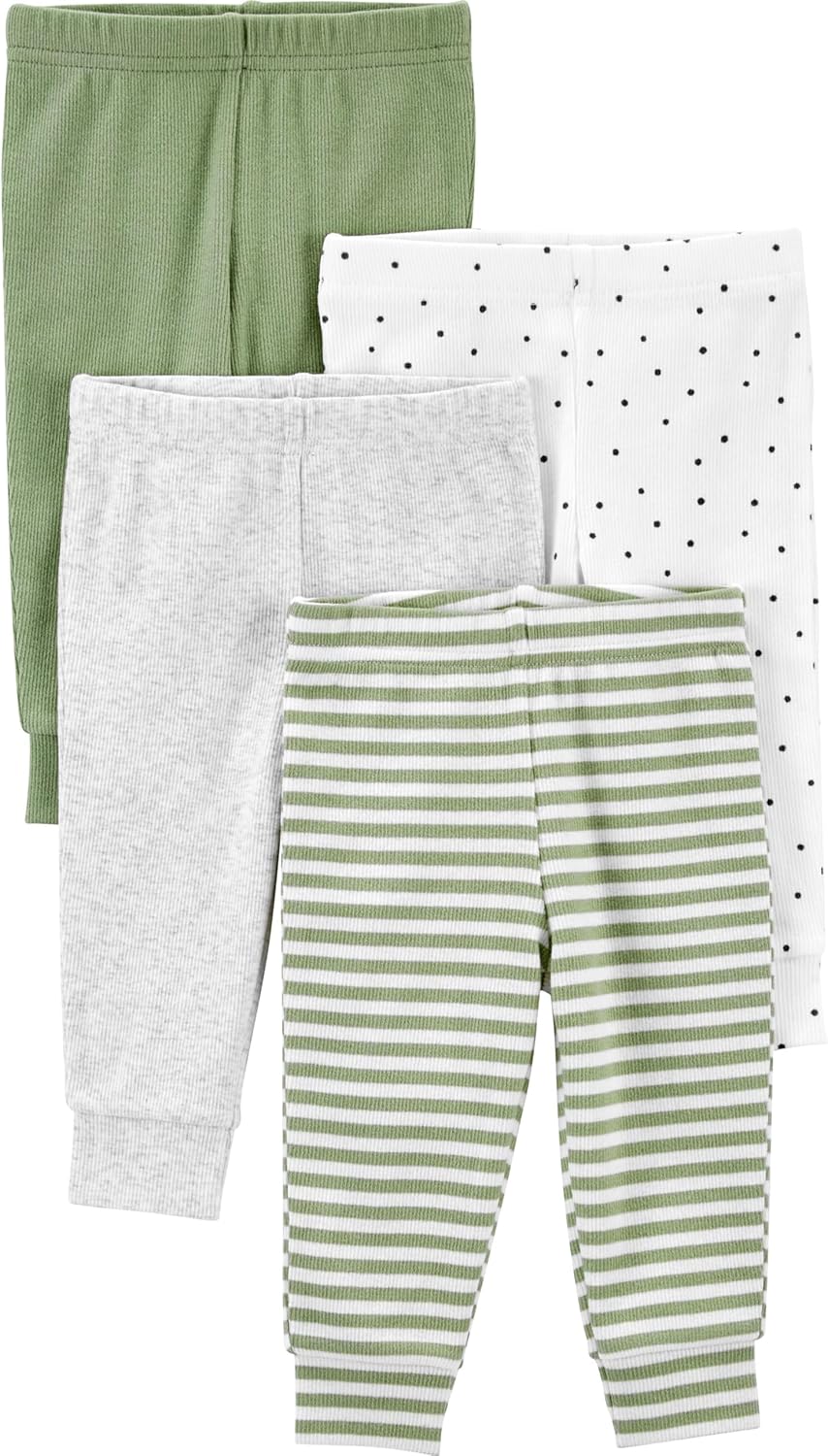 Simple Joys by Carter's Unisex Baby 4-Pack Neutral Pant