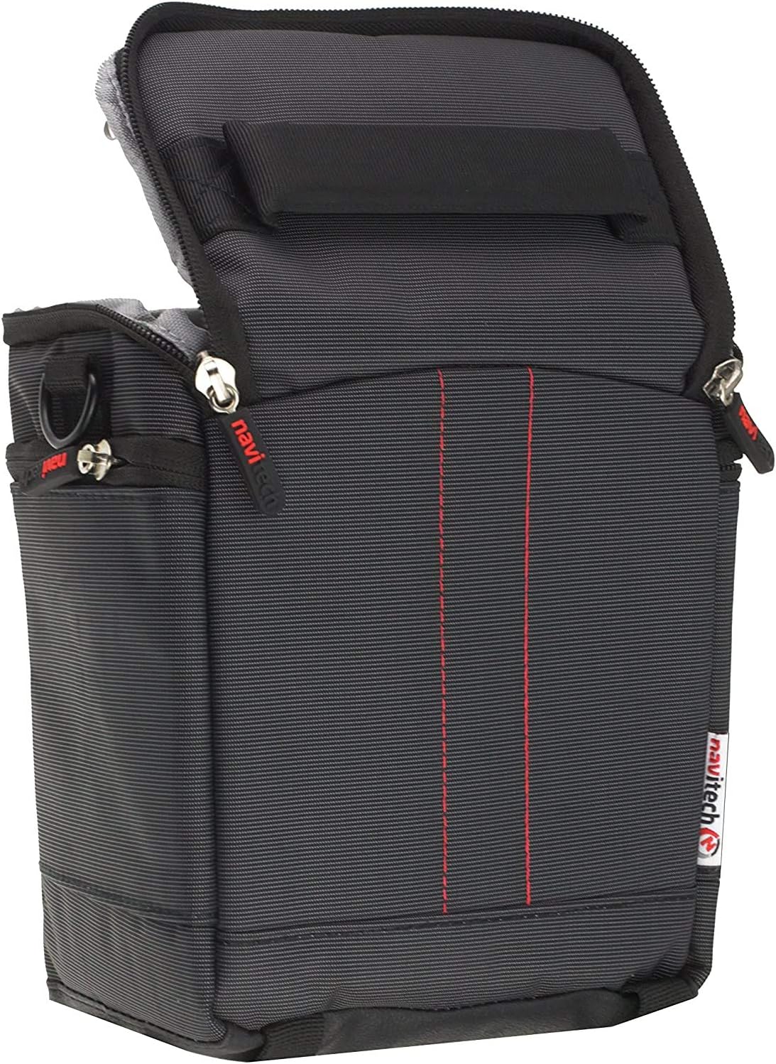 Navitech Black Portable Binocular Shoulder Bag - Compatible With Eono 10x42 Compact Binoculars