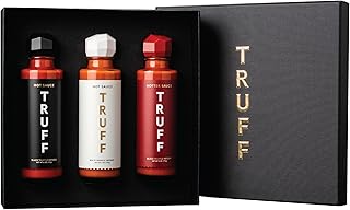 TRUFF Hot Sauce Variety Pack, Gourmet Hot Sauce Set of Original, Hotter and Limited White Edition, Unique Flavor Experiences with Truffle, 3-Bottle Bundle, 3ct 6oz bottles