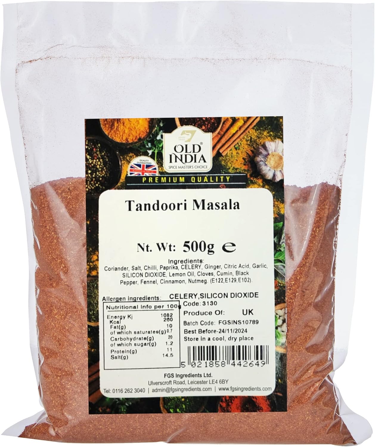 Old India Tandoori Masala 500g