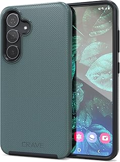 Crave Dual Guard for Samsung Galaxy S24 Case, Shockproof Protection Dual Layer Case for Samsung Galaxy S24 - Forest Green