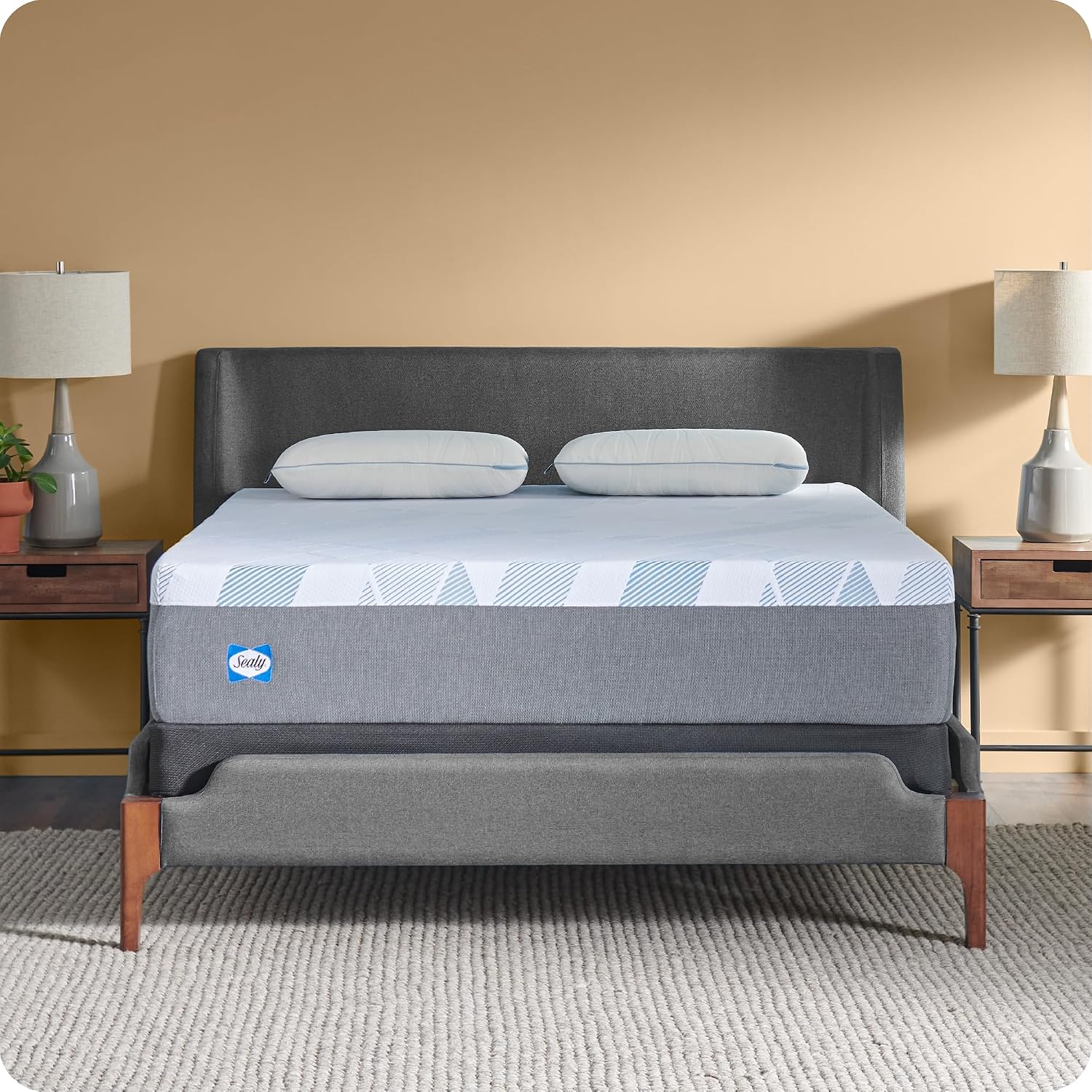 Sealy Dreamlife 12” Foam Mattress-in-a-Box, Full, SealyComfort Gel Memory Foam, SealySupport Transition Foam, Surface-Guard Technology