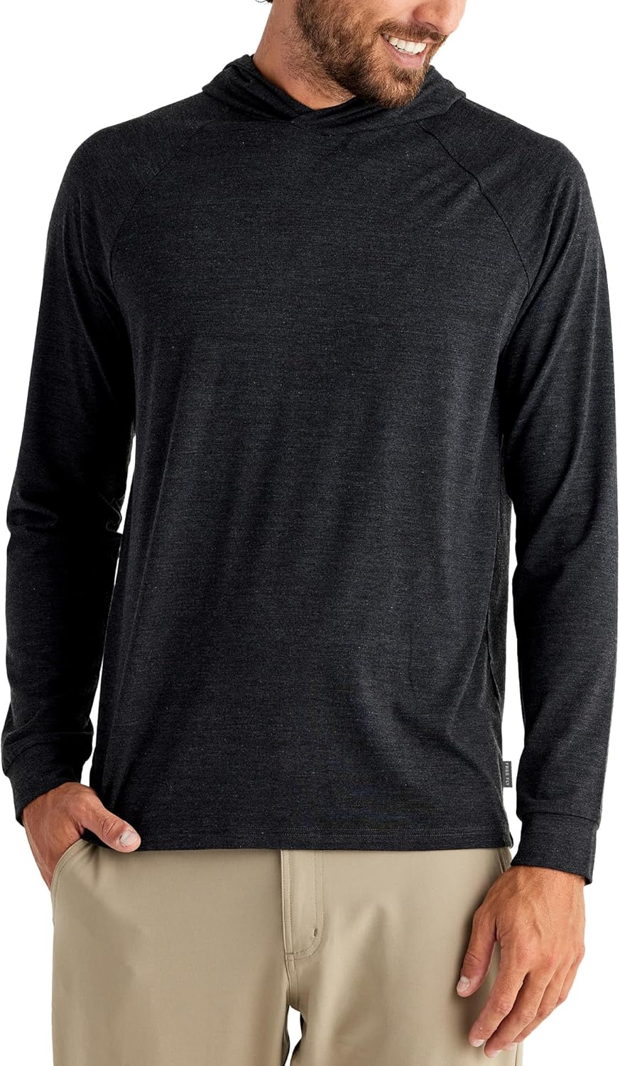 Free Fly Men's Flex Hoodie - Bamboo Viscose Sun Hoodie UPF 50+ Sun Protection, Men's Pullover Hooded Shirts