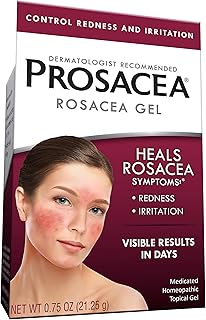 Prosacea - Medicated Rosacea Treatment for Face - Heals Rosacea Symptoms of Redness, Pimples and Irritation - Fragrance Free - 0.75 oz