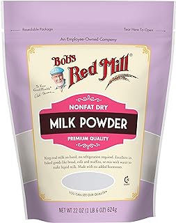 Bob's Red Mill Non-Fat Dry Milk Powder, 22 oz (Pack of 1) - Kosher