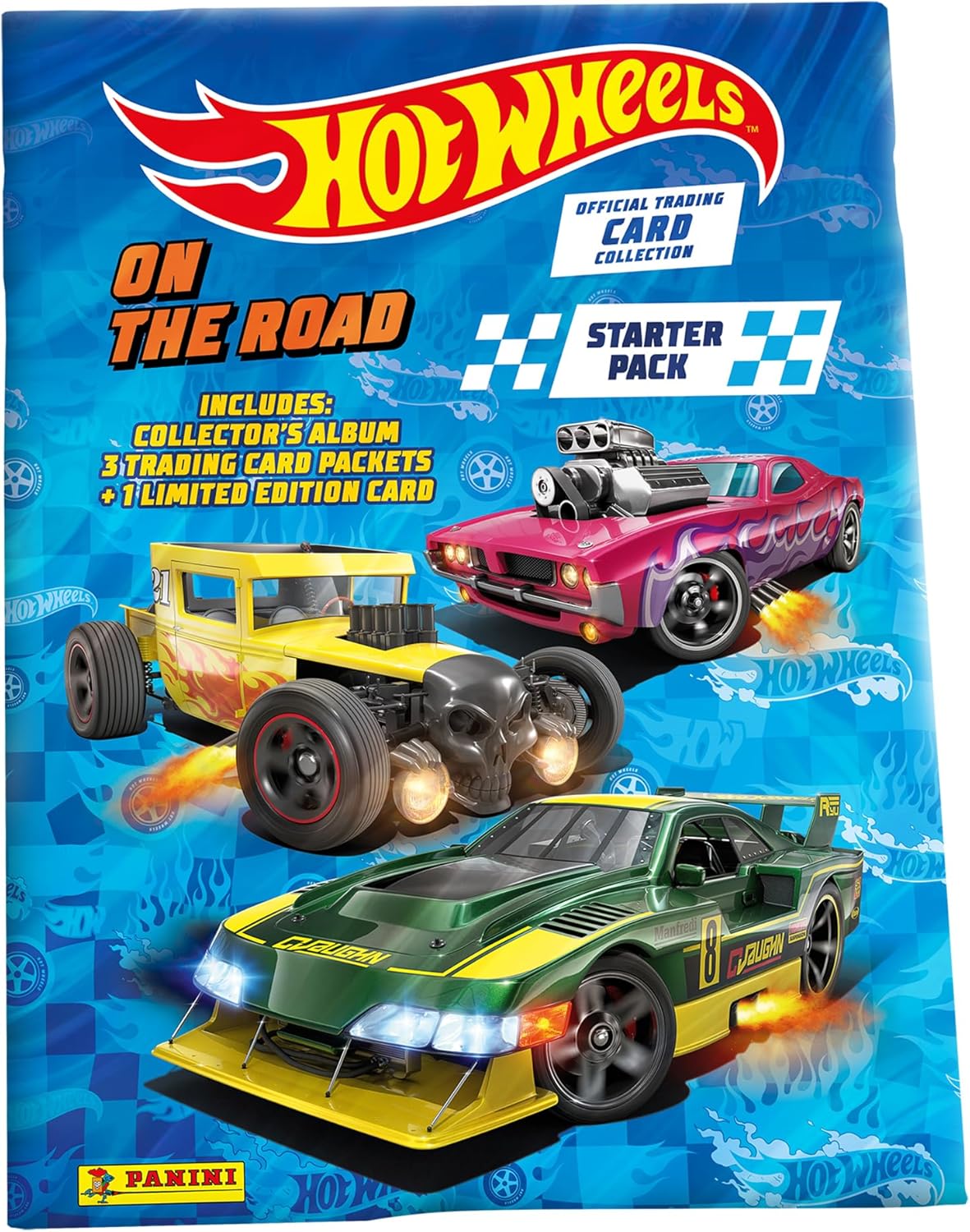 Hot Wheels On The Road Trading Card Collection - Starter Pack