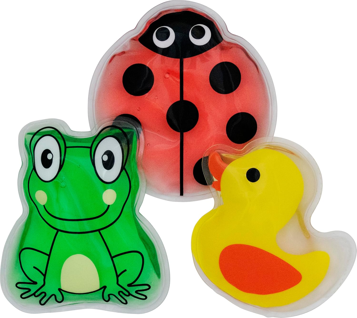 Safety First Aid Group HypaGel Kids Gel Reusable Packs (Hot or Cold) - Pack of 3 for Bumps, Bruises, Muscle Pains
