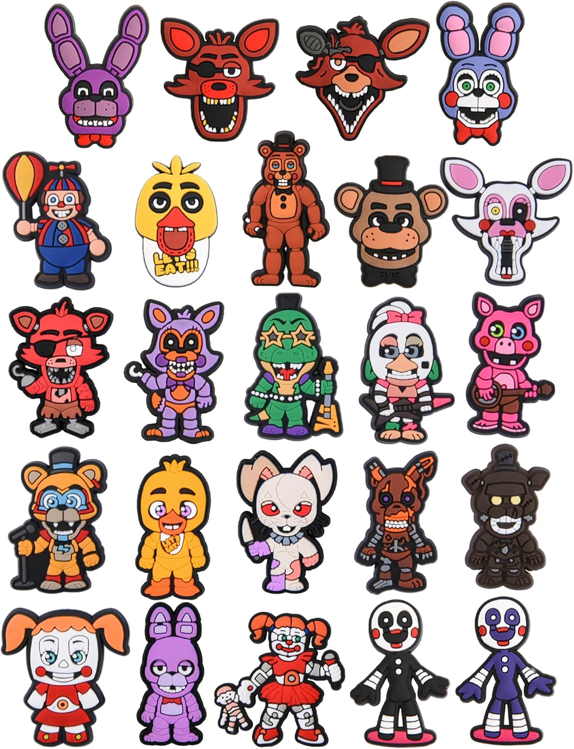 Cute Cartoon Anime Shoe Charms Decoration for Kids Boys Girls Men Women PVC Wristband Sandals Clog Accessories Party Favors