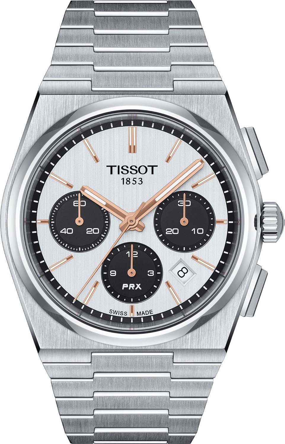 TISSOT PRX Auto Chrono Men's Silver Watch T137.427.11.011.00