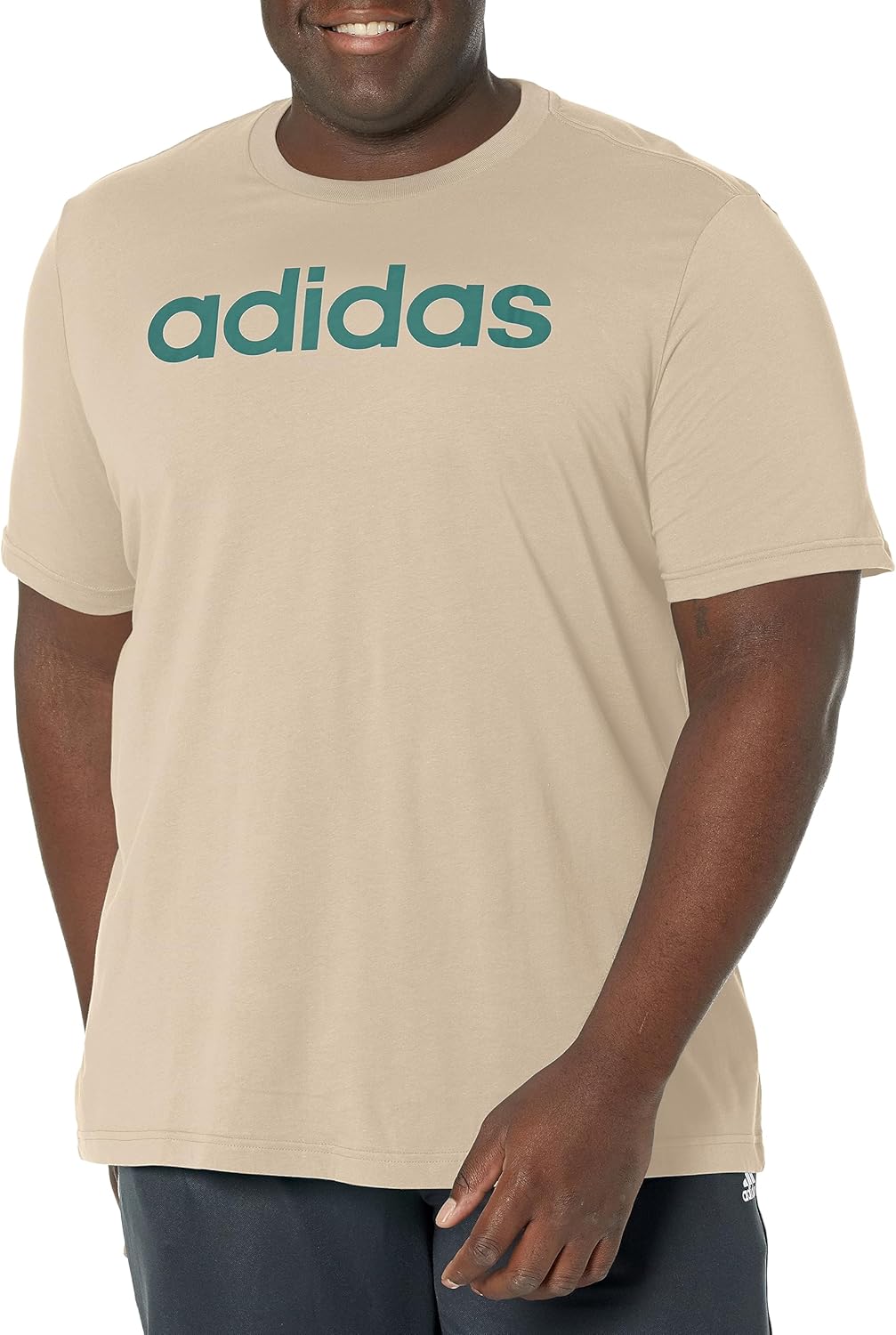 adidas Men's Essentials Single Jersey Linear Embroidered Logo T