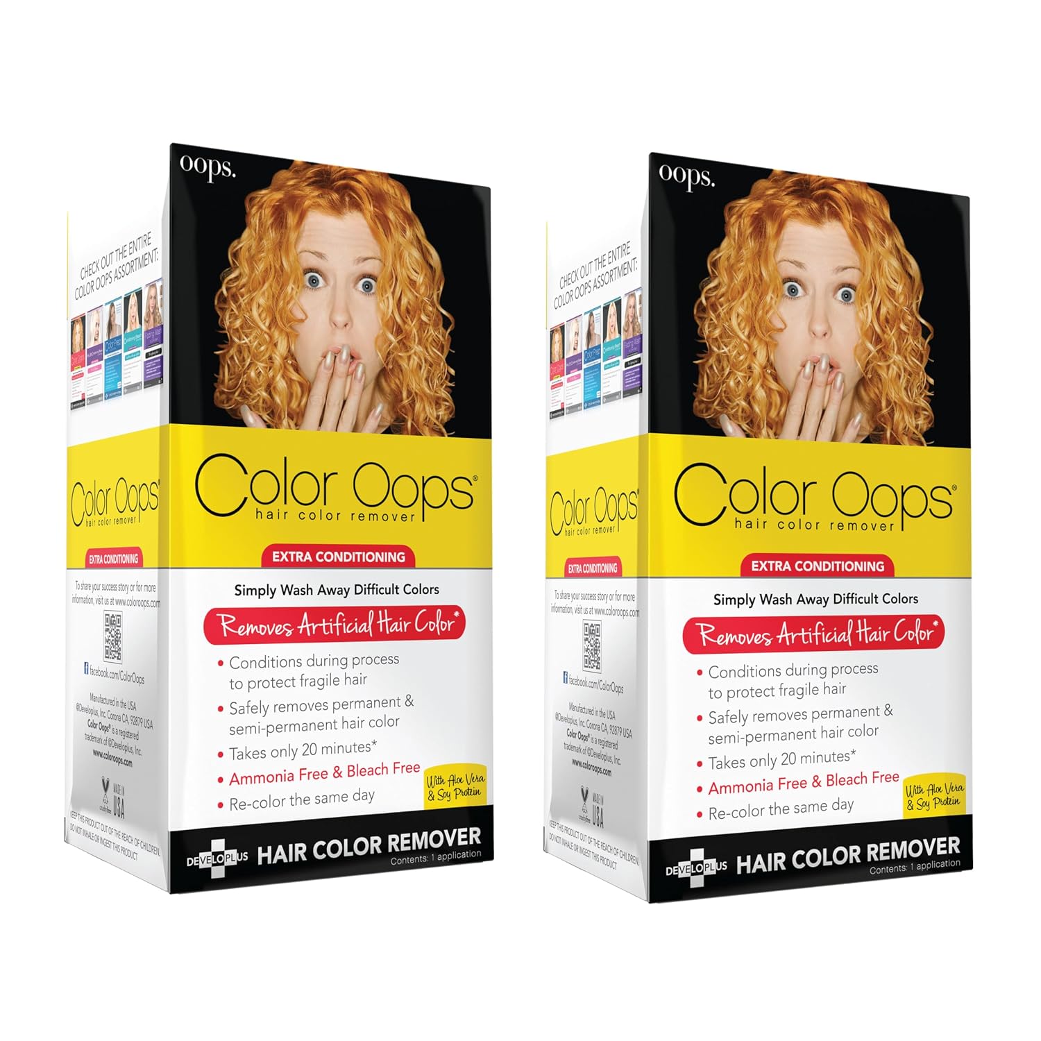 Color Oops Extra Conditioning Hair Color Remover, 2 Pack